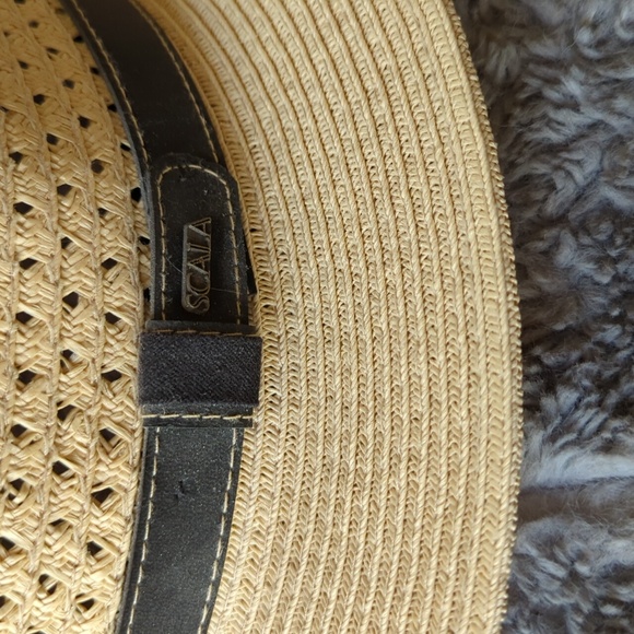 Men's perforated straw hat by Scala - Picture 2 of 5